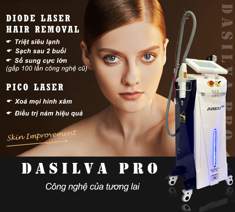 Máy triệt lông và laser Dasilva_Pro